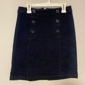 LOFT Denim Pencil Skirt